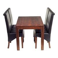 Toko Mango 4 Seater Dining Set, Natural