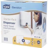tork 952100 elevation starter pack hand towel dispenser h2 xpr