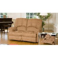 Torino 2 seat reclining sofa medium brown