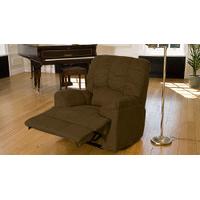 Torino reclining armchair dark brown