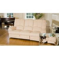 torino 3 seat reclining sofa cream