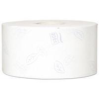tork premium mini jumbo toilet tissue roll 2 ply decor embossed white  ...