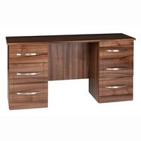 Torino Double Dresser in High Gloss Walnut