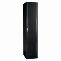 torino high gloss 1 door robe in black