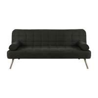 tobi fabric sofa bed black