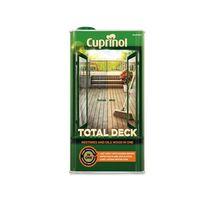 Total Deck Restore & Oil Wood Clear 5 Litre