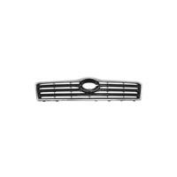 toyota avensis 2003 2006 grille matte black with chrome surround