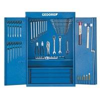 Tool cabinet with tool assortment