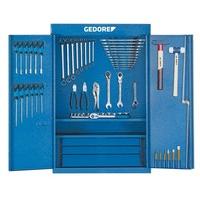 tool cabinet with tool assortment