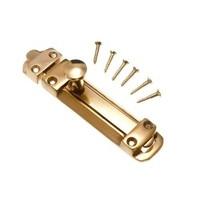 Tower Bolt Slide Door Lock 100MM Polished Brass with Screws ( pack of 24 )