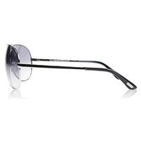 Tom Ford 0035 753 Silver Charles Aviator Sunglasses Lens Category 2