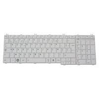 Toshiba Keyboard (FRENCH) White, K000123940, K000123610 (White)