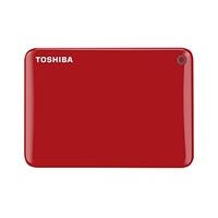 Toshiba Canvio Connect II 2TB Portable External Hard Drive 2.5 Inch USB 3.0 - Red - HDTC820ER3CA