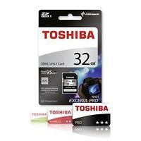 toshiba exceria pro n401 32gb sd memory card 95 mbs 4k hd thn n401s032 ...