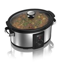 tower t16011 stainless steel manual slow cooker 65 litre