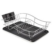 tower t81400 dish rack with black tray