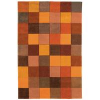 Torrance Terracotta Orange Acrylic Modern Rug