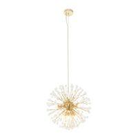 Toulouse Multi Arm Cluster Brushed Gold Effect 6 Lamp Pendant Ceiling Light