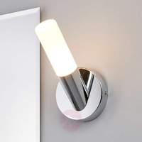 Torch-shaped Benaja bathroom wall light with LED
