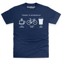 todays cycling schedule t shirt