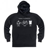 todays cycling schedule hoodie