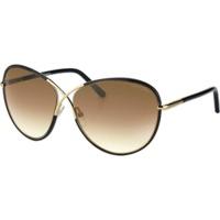 Tom Ford Rosie FT0344/S 01B (light gold-black/brown gradient)