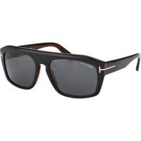 Tom Ford Conrad FT0470 05A (black on dark brown shiny/grey)