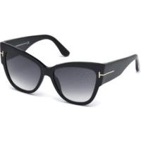 tom ford anoushka ft0371 01b black shinygrey gradient