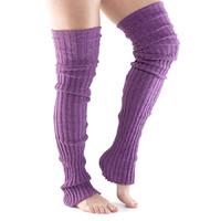 ToeSox Thigh High Leg Warmers - Purple