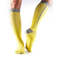 ToeSox Full Toe Zoe Sports Socks - Yellow, S