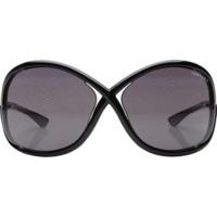 Tom Ford Whitney FT0009 199 (shiny black-gunmetal metal/dark grey)