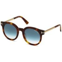 Tom Ford Janina FT0435 52P (dark havana/green gradient)