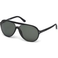 Tom Ford Sergio FT0379 02R (black matt/green polarized)