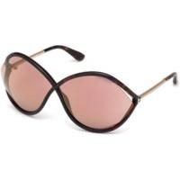 tom ford liora ft0528 52z dark havanaviolet gradient