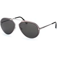 tom ford dashel ft0508 08z anthracite shinygrey mirrored