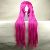Top Quality Pink Cosplay Wig Woman\'s Wigs Super Long Straight Animated Synthetic Hair Wigs Party Wigs
