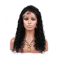 Top Grade Human Hair Lace Wig Kinky Curly With Adjustable Strap 100% Unprocessed Brazilian Virgin Human Hair Lace Front Wig For Black Woman