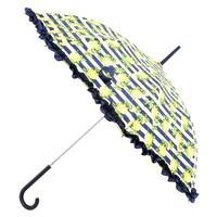 totes Slim Auto Stripey Rose Walker Umbrella