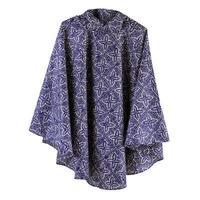 totes Fabric Poncho with Pocket Batik Print