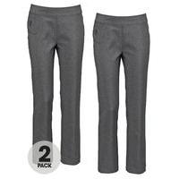 Top Class Girls Pack Of 2 Pull On Embellished Trouser