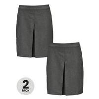 Top Class Pack Of Two Girls Kick Pleat Skirt