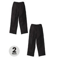 Top Class Pack Of Two Pleat Front Trousers