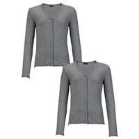 Top Class Girls Pack Of Two Cotton Rich Cardigans