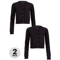 Top Class Girls Pack Of Two Essential Cotton Cardigan