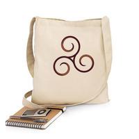 tote bag brown triskel