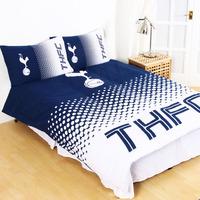 Tottenham Fc Fade Double Duvet Cover And Pillowcase Set