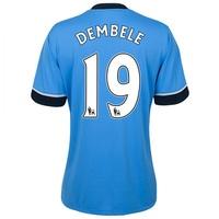 Tottenham Hotspur Away Shirt 2015/16 - Womens Sky Blue with Dembele 19 printing