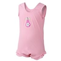 Tots Girls Swimming Costume - Pink Pear