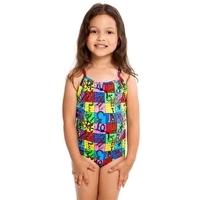 Tots Girls Slippery Snakes Printed One Piece