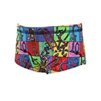 tots boys slippery snakes printed trunk